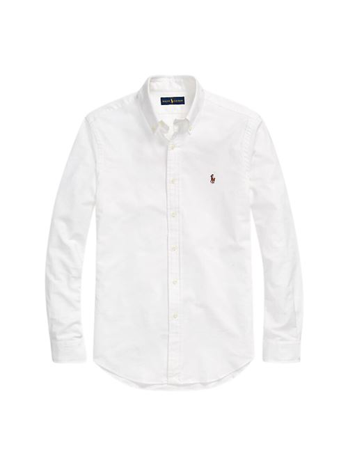 Camicia Uomo Bianca con logo ricamato POLO RALPH LAUREN | 710549084006